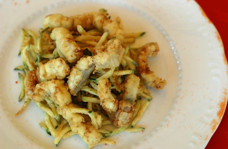Bisato del Sil uso scampi del Ristorante Al Gallo